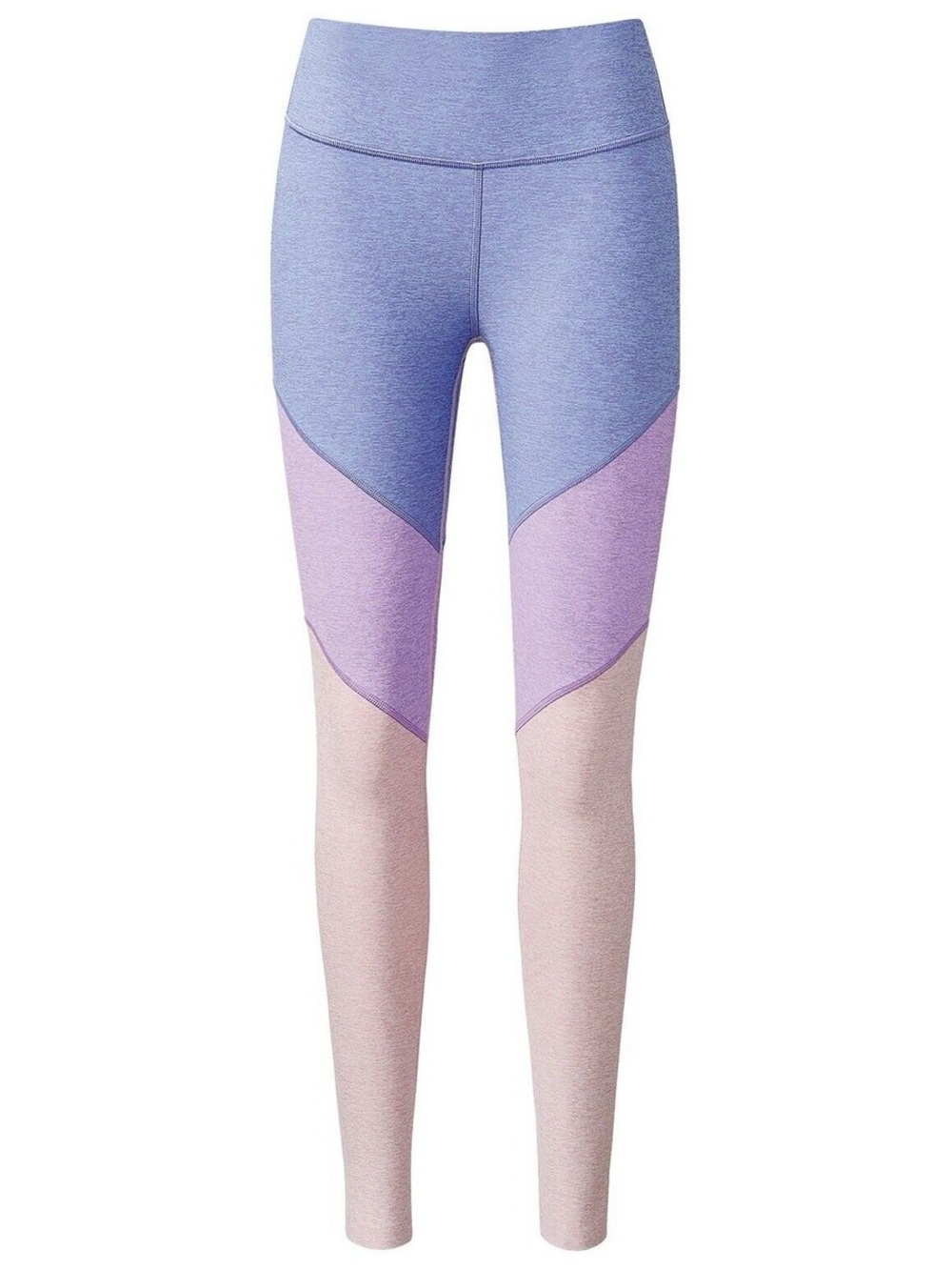 Outdoor Voices Colorblock High-Rise Leggings - Lavender, Lilac, Pale Pink